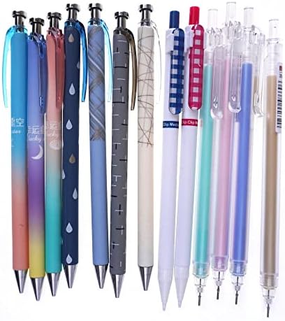 Dzdzcrafts Kawaii боја 0,5 mm 0,7 mm мешани 16 парчиња механички моливи за канцелариски училишта