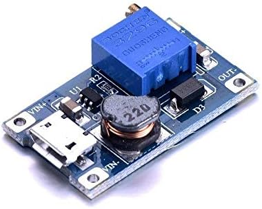 UIOTEC 2577 DC DC BOOST CONVERTER STACE-UP Регулатор на напон Стабилизатор на напон прилагодливо напојување DC 2-24V до 5V