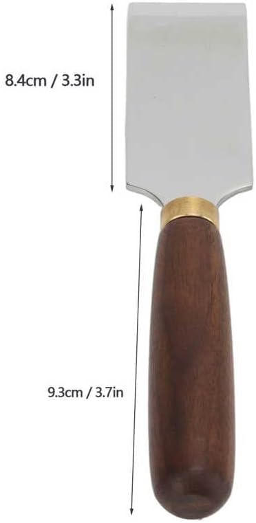Кожен рамен нож за инцизивен раб кожен нож за скијање за занаети за DIY за сечење кожа