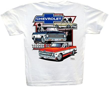 Chevy Trucks 1967-1972 Бела маица: Cheyenne Super C/K C-10 Chevy