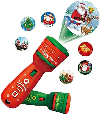 CAIFNV 1PC Flashlight Flashlight Christmas Realistic 21 модели Дедо Мраз за едукација за едукација за едукација играчка, играчка за Дедо Мраз
