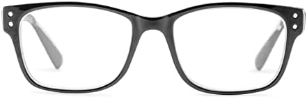 Фостер Грант Машки Тристан Поп на моќност Бифокален стил Сино светло плоштад очила за читање
