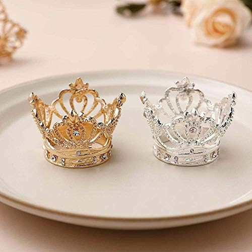 Прстени од салфетка Чалтд сет на круната маса салфетка прстени шулеви држач за салфетки за свадбена вечера за вечера