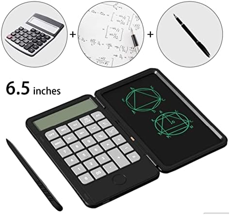 Quul 12 цифрен калкулатор со табела за пишување 6.5 инчи ЛЦД -приказ Калкулатори за табли за даночни калкулатори