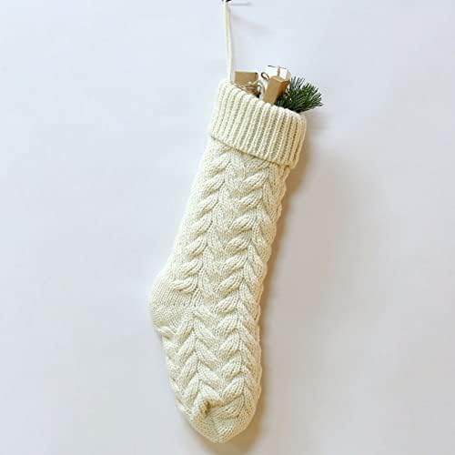 Baishitop 4 пакувања Божиќни чорапи плетење 18 инчи Подарок за пополнување на чорап, персонализиран декорација на чорапи жени порибување