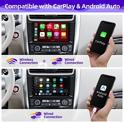 CGOGC Android 10 Автомобил Радио Компатибилен Со Android Автоматски Безжичен Carplay За Teana Altima 2013 2014 2015 2017 8core 1280x720