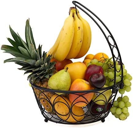 Сад За Овошје тутифрути Со Држач За Банана, Овошје На Корпа Не Пречекорувајте, Погодно Избалансирано, Големината и Бојата што Ги Очекува