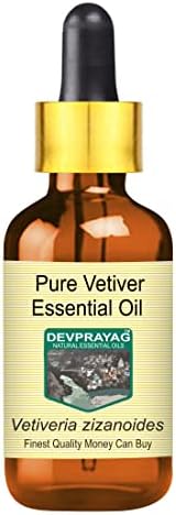 Devprayag чисто ветивер есенцијално масло со стаклена капка пареа дестилирана 100мл