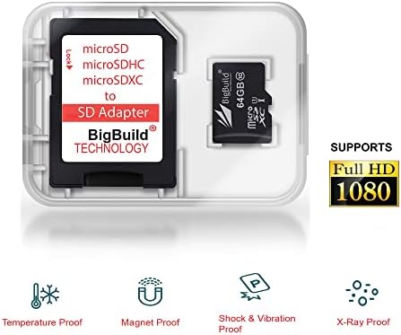 BigBuild Технологија 64GB Ултра Брз 80MB / s Microsdxc Мемориска Картичка За Blackview A50/A55/A55 Pro, A70/A70 Pro, A80s/A80 Плус, A90/A95,