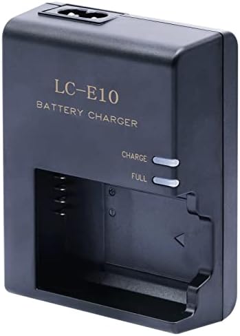 LC-E10 Брз полнач за батерии за Canon: LP-E10 LC-E10C LC-E10E батерија компатибилен со Canon EOS Rebel T3 T5 T6 T7 T100 1500D