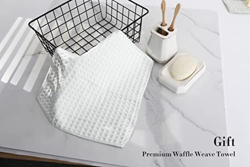 Бакбург Бесплатен држач за тоалетна хартија со полица, држи мега ролни, лесен за склопување, цврсти и издржливи, премиум организатор за складирање