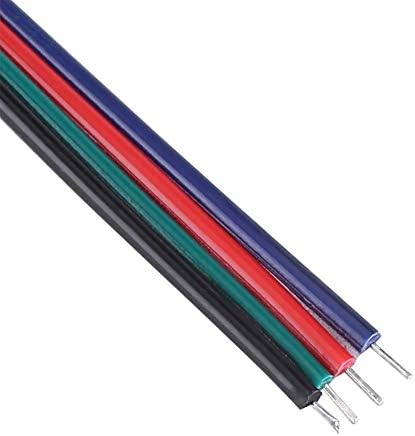 Connectorица за конектор за кабел GOICK-20PCS 4PIN за 5050/3528/3014 RGB LED лента за светло 10 см