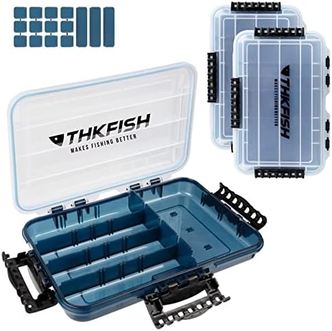 Thkfish Fiber Fiber Box 3600 Tackle Trade Floating 3700 Roader Lure кутија мала кутија за справи со прилагодливи делители 2 парчиња/3