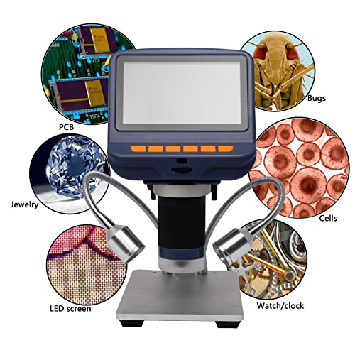 Дигитален микроскоп, HD сензор, камера за микроскоп EasyTouse, напојување со електрична енергија 5V DC за компјутер за поправка на часовникот
