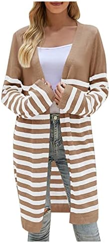 Женски пад џемпер мода есен/зимски стил шарен долг ракав плетен кардиган палто џемпер