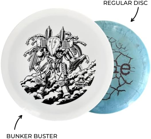 Doomsday Discs Bunker Buster преголем диск голф возач на автопат | До 200 грама | Прототип трчање