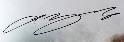 Кавалирс Леброн Jamesејмс потпиша врамена 18x36 Фото Уда BAM17417 - Автограмирани НБА фотографии