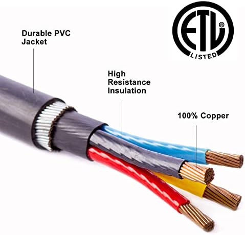 Детектор за гас на пропан на Paulinn RV, пакет со кабел за продолжување на напојување со 15-тина Amp RV со организатор на кабел, тешка
