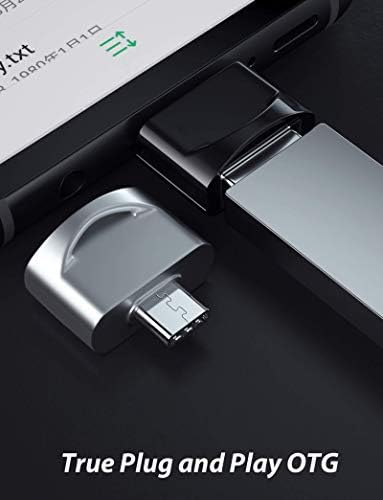 USB C женски до USB машки адаптер компатибилен со вашата книга Samsung Galaxy Cook2 за OTG со полнач Type-C. Користете со уреди