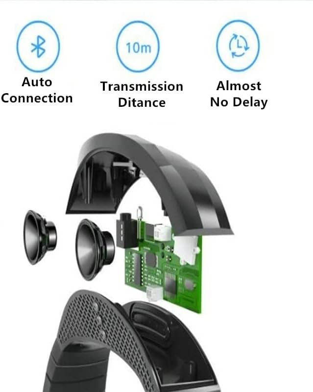 Tjlss Пренослив Вентилатор За Вратот со Bluetooth Звучник Климатизација Електричен Вентилатор Мини Вентиладор ЛАДЕЊЕ USB Вентилатори