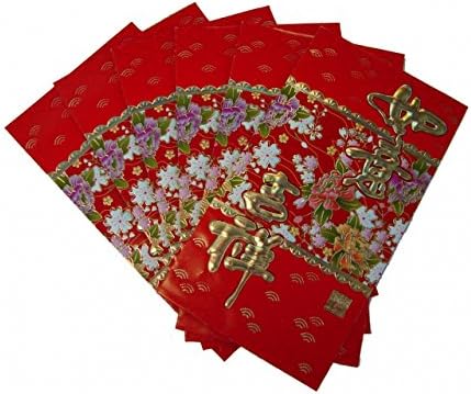 Фенг Шуи увезува големи кинески коверти со пари со цветни слики