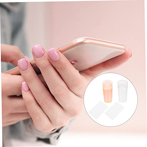 Frcolor 2 поставува нокти уметност Силиконски печат на ноктите за стампер за нокти за печатење на ноктите за стампер за нокти постави за девојчиња