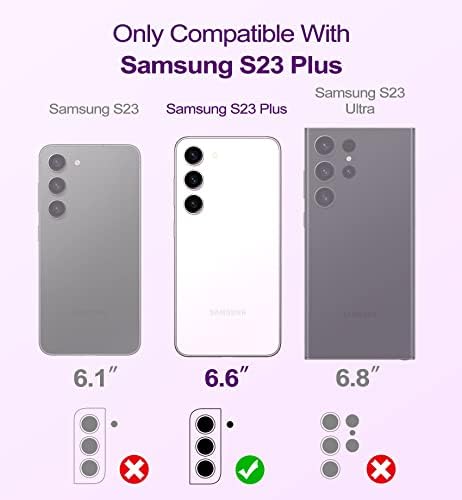 WeLoveCase За Samsung Galaxy S23 Плус 5g Случај, Покријте 3 во 1 Тешка Заштита На Целото Тело Хибриден Ударен Браник Tpu Трислоен Заштитен