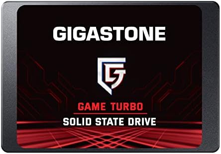 Gigastone Игра Турбо 2TB SSD SATA III 6Gb/s. 3D NAND 2.5 Внатрешна Цврста Состојба Диск, Прочитајте ДО 560MB/s. Компатибилен СО PS4, КОМПЈУТЕР,