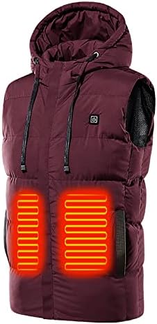 Менти палта и јакни зимска надворешна топла облека загреана за возење на скијање риболов полнење преку елек за палто