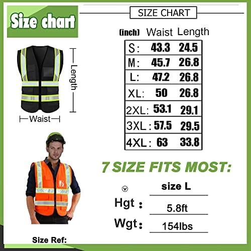Висока видливост Рефлексивна безбедносна елек Прилагодете го логото со 5 џебови Здраво на надворешната заштитна работна облека
