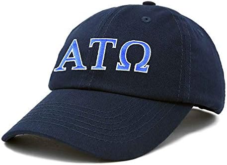 Даликс Алфа Тау Омега Братство Грчки букви со капаче за топчеста капа