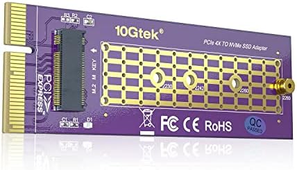 REDLUX PCIe 3.0 До NVMe M. 2 Адаптер За M. 2 SSD, X4, Компатибилен Со PCIe 3.0 Матични Плочи и Наназад Компатибилен со PCIe 2.0 и PCIe 1.0