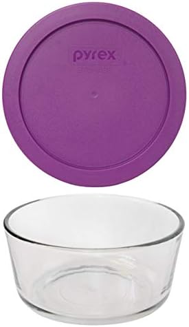 Пирекс 7201-КОМПЈУТЕР 4-Чаша Трн Виолетова Пластичен Капак Направен во САД