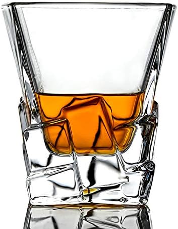 Кристално Виски Стакло Премиум Кристално Чисти Очила Старомодни Тамблери За Пиење Шкотски Коктел Уникатно Бурбонско Стакло Креативни Тешки