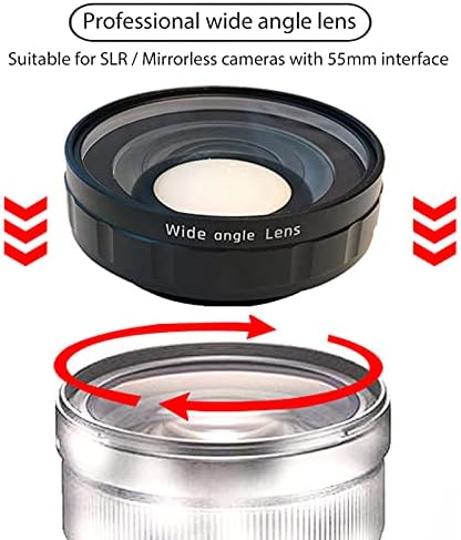 Vifemify широк агол леќи Оптичко стакло Високо дефиниција Широк агол леќи за леќи за камера без огледало SLR леќи за камера SLR SLR леќи