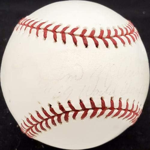 Џим Мекандру Го Автограмираше Официјалниот Млб Бејзбол Њујорк Метс 69 Светски Шампиони бекет бас Y93026-Бејзбол Со Автограм