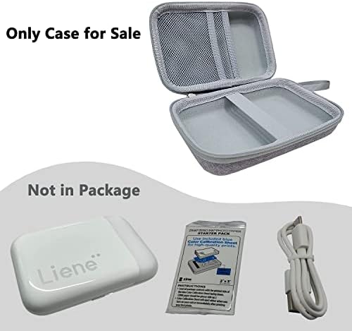 Chigimor Photo Printer Case Компатибилен со Liene 2x3 ″ мини преносен печатач за инстант фотографии, носење кутија компатибилен со