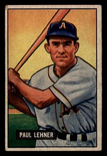 1951 Bowman 8 Пол Ленер Филаделфија Атлетика Дин картички 2 - Добра атлетика