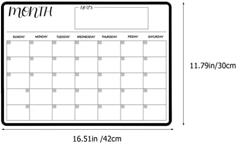Календар за магнетски фрижидер Кисангел Календар Магнетски фрижидер Календар на суво избришан фрижидер за табла за избришана