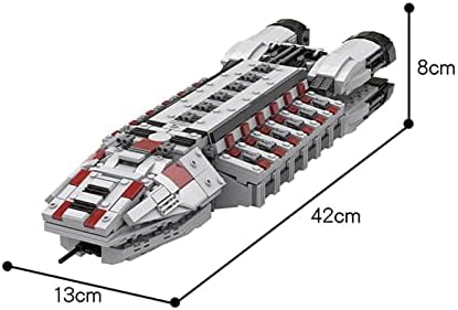Kustbe Battlestar Galactica: Minotaur Set Model MOC 19273 Воен борбен модел градежни блокови, креативни градежни блокови Колекционерски