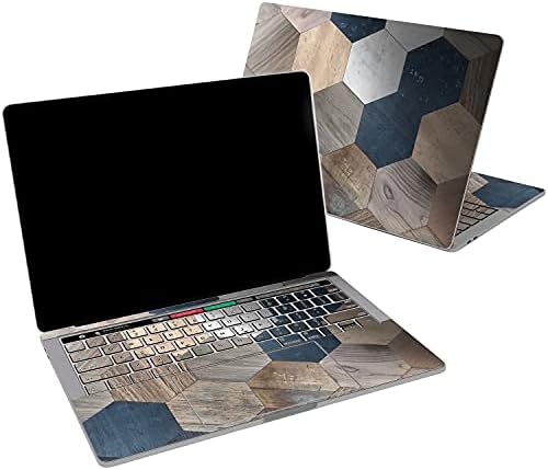 Cavka vinyl Decal Skin компатибилна за MacBook Pro 16 M1 Pro 14 2021 Air 13 M2 2022 Retina 2015 Mac 11 Mac 12 Cover Laptop Wooden Design