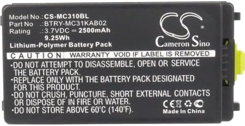 Замена на Nubodi за симбол на батерија 82-127909-02, BTRY-MC31KAB02, BTRY-MC31KAB02-50, BTRY-MC3XKABOE MC3100, MC3190, MC3190G, MC3190-G13H02E0,