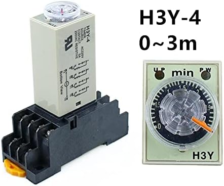 TINTAG H3Y-4 0-3M напојување на времето за одложување на времето за одложување DPDT 14PINS H3Y-4 DC12V DC24V AC110V AC220V