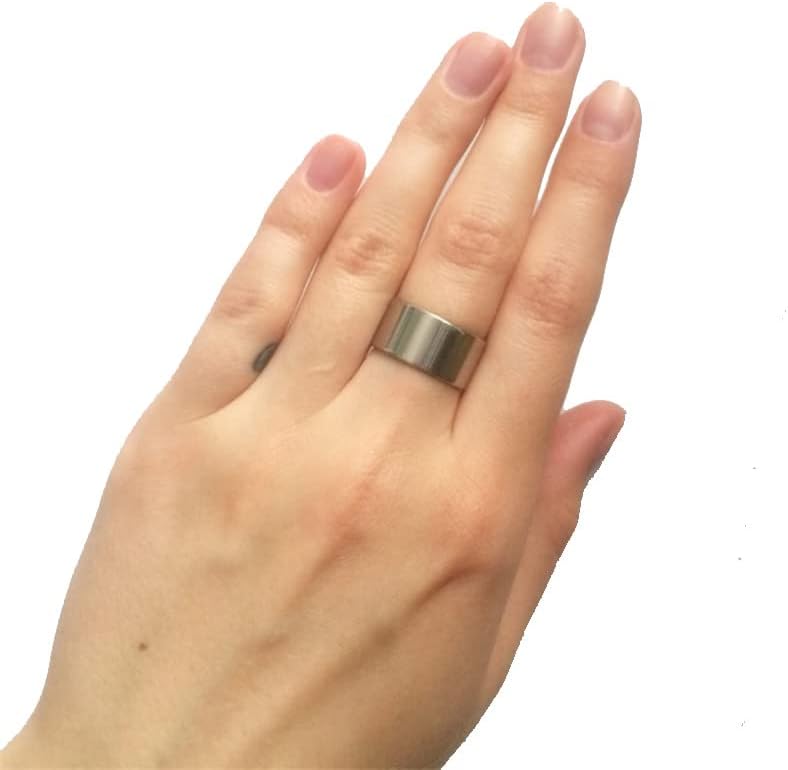 Koleso лесна верзија 10мм шишетаниум мажи прстени 316L накит многу-38319
