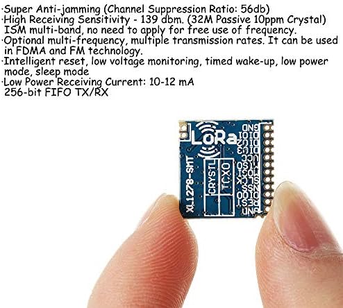 Comimark 2PCS LORA SX1278 LOGN RANGE RF безжичен моќност ментална модул SX1276 5km за Arduino