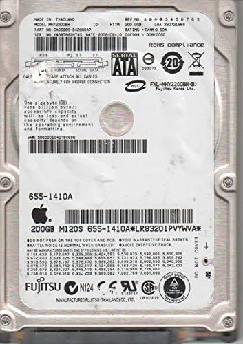 Fujitsu MHY2200BH MY2200BH-200GB-5400rpm-SATA 2.5 HD
