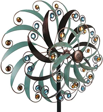 Старгарден големи метални вртења на ветер за надворешни, метални дворни уметнички ветерни скулптури и спонзори за двор и градинарски украси