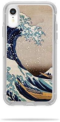 MOINYSKINS SKING CONDITIBLE со OTTERBOX симетрија iPhone XR Case - Одличен бран на Канагава | Заштитна, трајна и уникатна обвивка