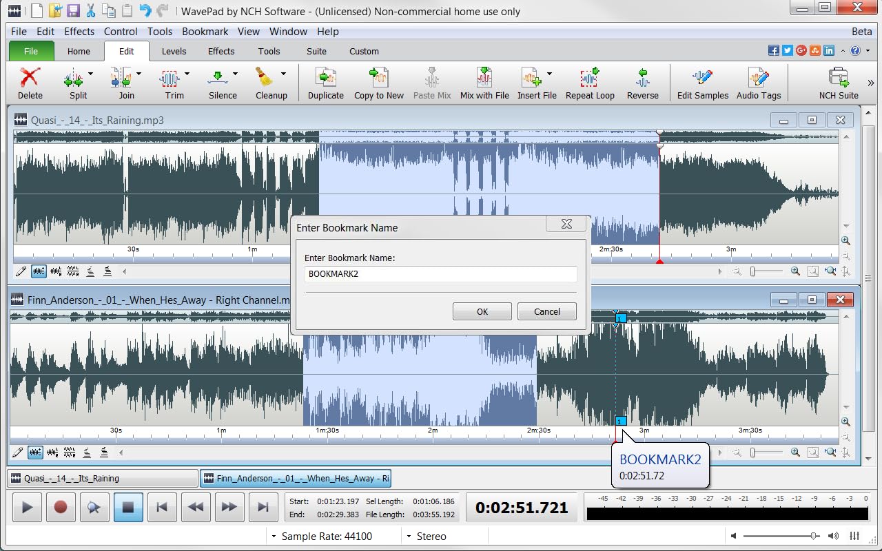 Бесплатен уред за аудио уредник на WavePad - Креирај музика и звучни песни со алатки и ефекти за аудио уредување [Преземи]