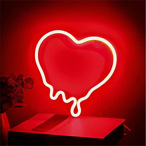 Срца со розово топење, виолетова модар патлиџан, неонски знак на зелена детелина, LED wallидни светла со USB, за соба, декор, спална соба,